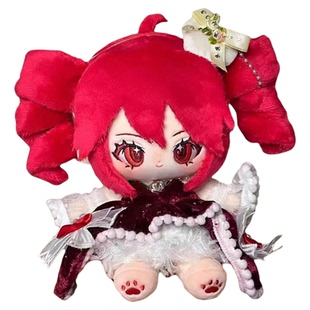 重音teto属性同人20cm棉花娃娃公仔玩偶二次元生日可爱换装送礼物