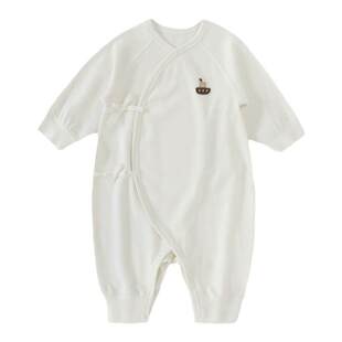 婴儿衣服春秋新生儿秋冬发热保暖睡衣冬季加厚哈衣春季宝宝连体衣