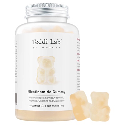 Unichi美白小熊烟酰胺软糖60粒