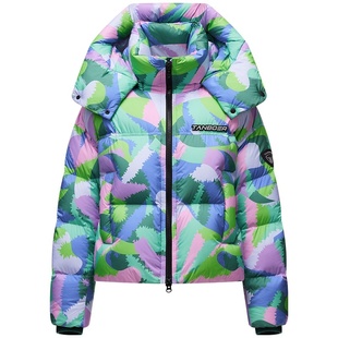 坦博尔羽绒服女款冬季联名时尚运动短款大廓形休闲加厚修身外套
