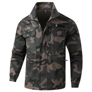 迷彩服男套装男女春秋弹力耐磨户外工装民工劳保工作服套装汽修服