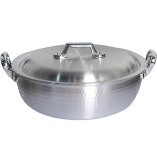 小葵川町屋 日本原装进口中尾铝制手工锤纹料理锅汤锅炖锅