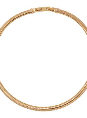 【迪丽热巴同款】RC Retro Chic意大利复古首饰 角斗士素金软项圈