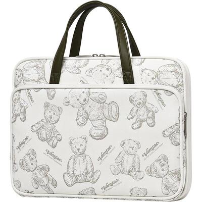 【爆款推荐】时尚小熊手提电脑包