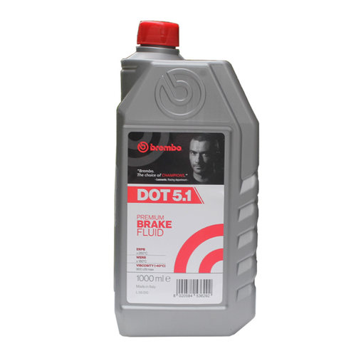 布雷博刹车油DOT4/5.1汽车电动车摩托车通用制动液意大利brembo
