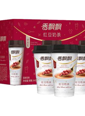 香飘飘红豆奶茶整箱30杯多口味