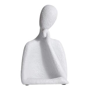 诚艺现代轻奢抽象人物思考者摆件家居饰品客厅电视柜办公室软装饰