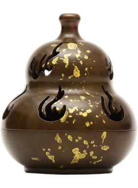 苏工纯铜香炉炉禅意茶室葫芦摆件