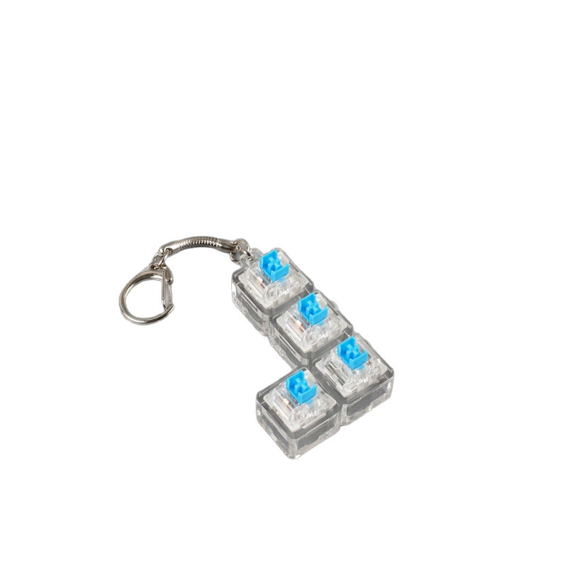 创意解压按键玩具钥匙扣挂件试轴器指尖玩具键盘键帽定制logo图案
