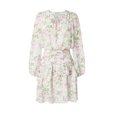 法式浪漫碎花抽褶连衣裙