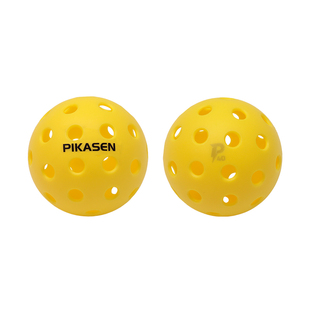 PIKASEN注塑匹克球标准40孔室外pickleball球专业比赛训练洞洞球