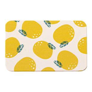 果味时光杯垫ins风硅藻泥吸水杯垫隔热洗手台吸水垫浴室置物垫