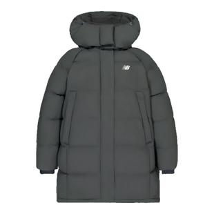 NEW BALANCE NB连帽保暖外套中长款90绒运动休闲羽绒服女NPE47202