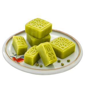 夏季冰凉绿豆糕板栗酥