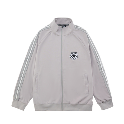 美式嘻哈涂鸦LOGO立领夹克