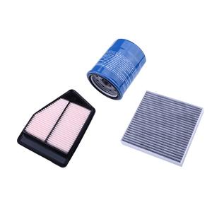 适配本田雅阁思域CRV锋范飞度凌派缤智XRV空气空调格机油滤芯三滤