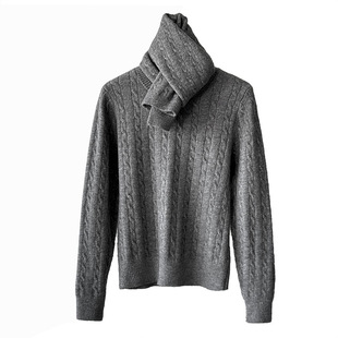 复古麻花女士秋冬高级感毛衣慵懒厚实软糯针织衫韩系初冬chic上衣