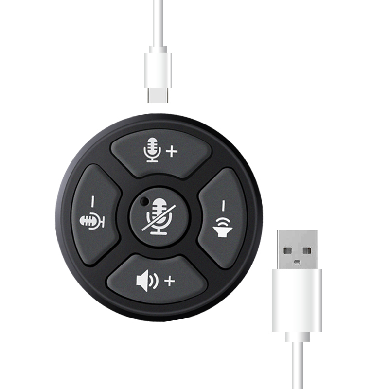 桌面电脑全向麦克风扬声器音响一体话筒会议笔记本远程语音拾音麦