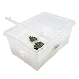 无菌吸水树脂乌龟冬眠专用箱套装小守宫树蛙角蛙睡觉窝神器养殖箱