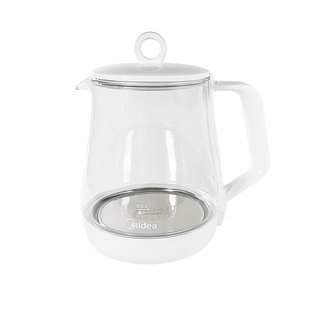 美的电热水壶配件YS15M210/YS15M9-910R养生壶玻璃盖壶体带壶盖