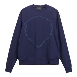 Ed Hardy埃德哈迪冬季新款男士套头衫美式复古虎头圆领卫衣