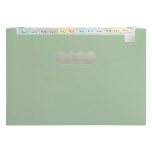 可立式伸缩风琴包桌面收纳文件夹大容量试卷资料手提分类收纳袋