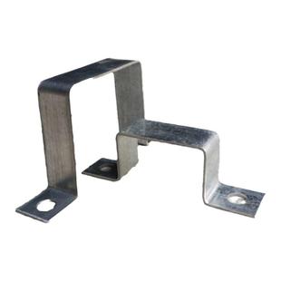 订做方卡方形抱箍路灯杆卡箍广告牌管箍镀锌扁铁管夹方型铁骑卡扣