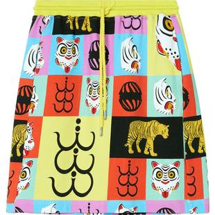 素然3ge3 project 联名款女士休闲满版印花宽松短裙