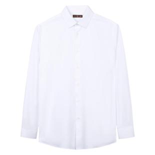 才子男装长袖衬衫男2025春秋新款修身桑蚕丝商务正装高端衬衣