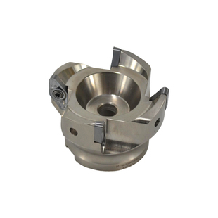 VC22快进给重切削铝用铣刀盘刀杆锁牙头圆鼻刀片VCGT220530刀片R3