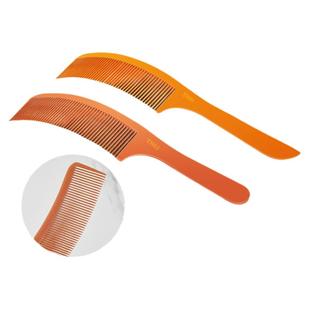 柏韵姿专用弯梳子男士剪发平头弧形翘梳苹果扁梳发廊美发电木梳
