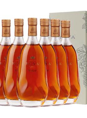 【张裕官方】可雅酒庄白兰地vsop洋酒 桶藏6年整箱375ml*6旗舰店