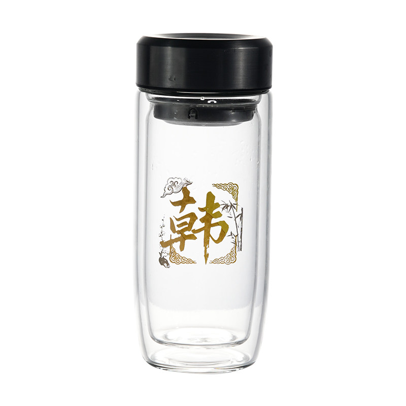 私人专属定制姓氏双层保温水杯