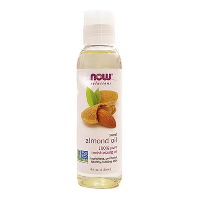 NOW Foods甜杏仁身体按摩精油紧致温和清洁通用润肤118ml*1诺奥
