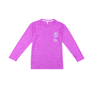 山系户外女童速干长袖T恤2026夏季儿童轻薄透气运动上衣防晒衣