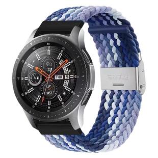 适用Ticwatch手表表带pro3/GTW/Prox/S2/C2/GTX/GTK/GTH编织GTA卡扣运动腕带弹力3代/E2/E3尼龙手链男女学生