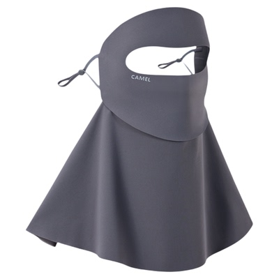 骆驼全脸防晒面罩女upf50+夏季防紫外线透气口罩可喝水脸基尼面罩