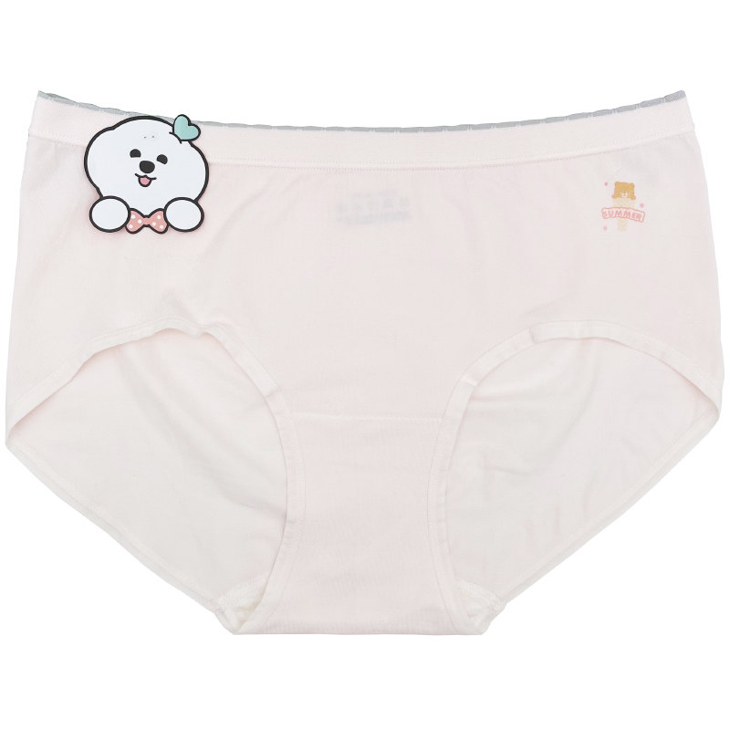 正品海蓝乐章少女三角内裤蚕丝裆