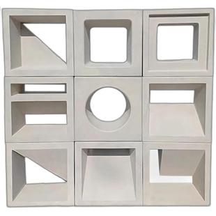 空心砖水泥构件网红镂空隔断方形结构造型促销双面水泥双面空心砖