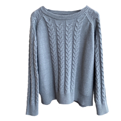 AMR UU◆福利款～量少～慵懒时髦显瘦套头红色毛衣女针织衫新