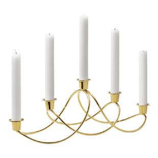 现货 丹麦Georg Jensen乔治杰生烛台蜡烛底座不锈钢北欧收藏