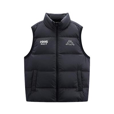 Kappa卡帕男装女装2025冬季新款百搭休闲保暖羽绒马甲K0FZ2NY21D