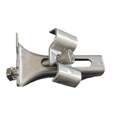 316不锈钢格栅卡扣A型钢格板安装夹格栅m卡扣配件固定夹子安装钩C