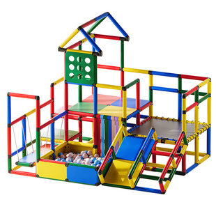 聪明屋正品EVO幼儿宝宝多功能攀爬架CULP百变管道滑滑梯秋千组合