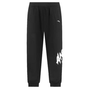 安踏儿童加绒运动裤男童裤子2025秋冬季新款舒适保暖卫裤休闲长裤