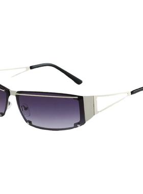 方形防紫外线亚y2k男女太阳镜