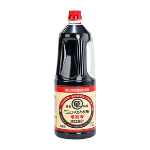 龟鹤寿浓口酱油1.8L 寿喜锅牛丼汁烧鸟汁火锅调味料 日式酱油商用