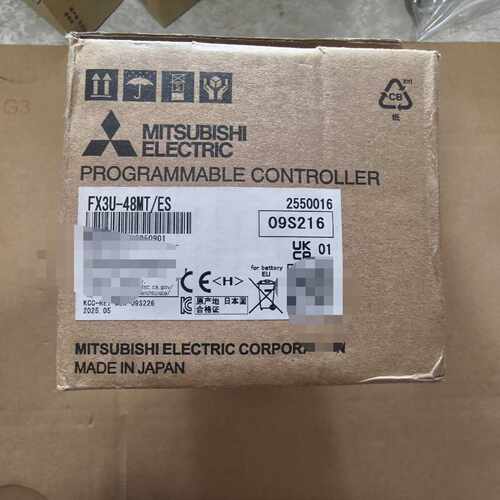 配件三菱PLC FX3U-48MT/ES，日本原装正品，全新未拆议价