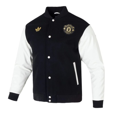 adidas阿迪达斯三叶草男棒球服25蛇年运动飞行员夹克棉服JF0382