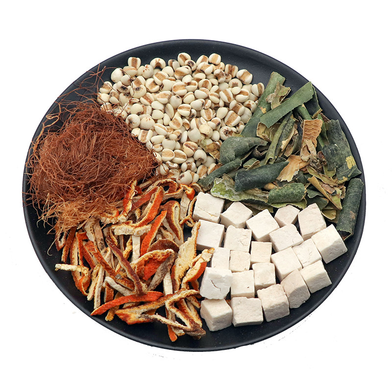 茯苓陈皮玉米须薏米冬瓜皮等